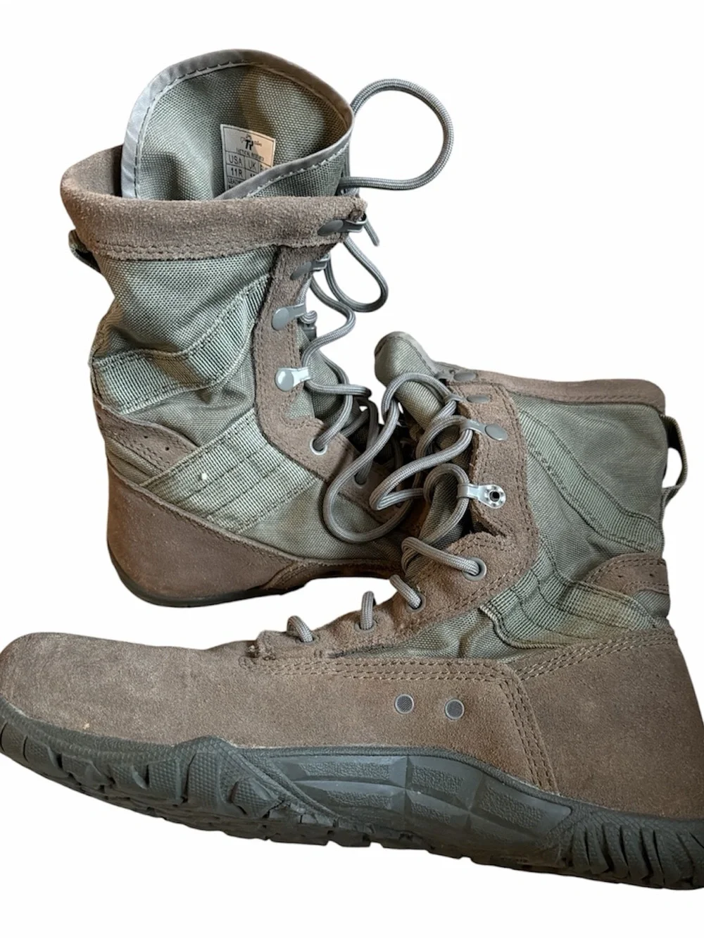 Tactical Research Vibram Military Combat Boots Mens 11 R Leather